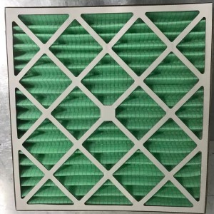 Cadre de papier Merv8 Efficacité primaire Panneau Pré-panneau Filtre à air HVAC pour élevage&Porch Farm